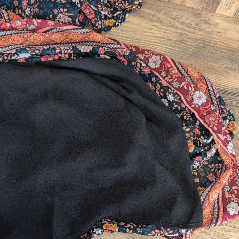 Xhilaration Floral Maxi Dress XL                                         V251 - Picture 8 of 9